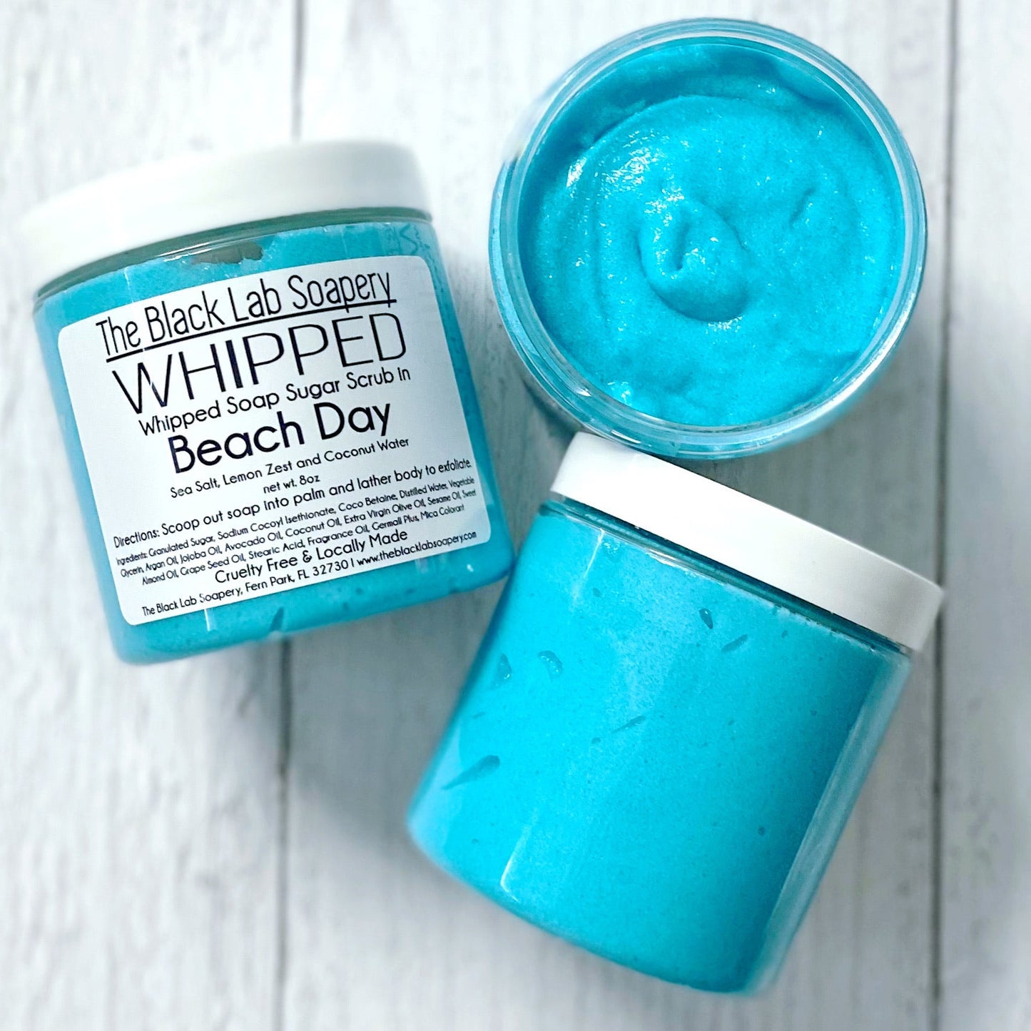 WHIPPED - Sugar Scrub Soap - Beach Day - The Black Lab Soapery