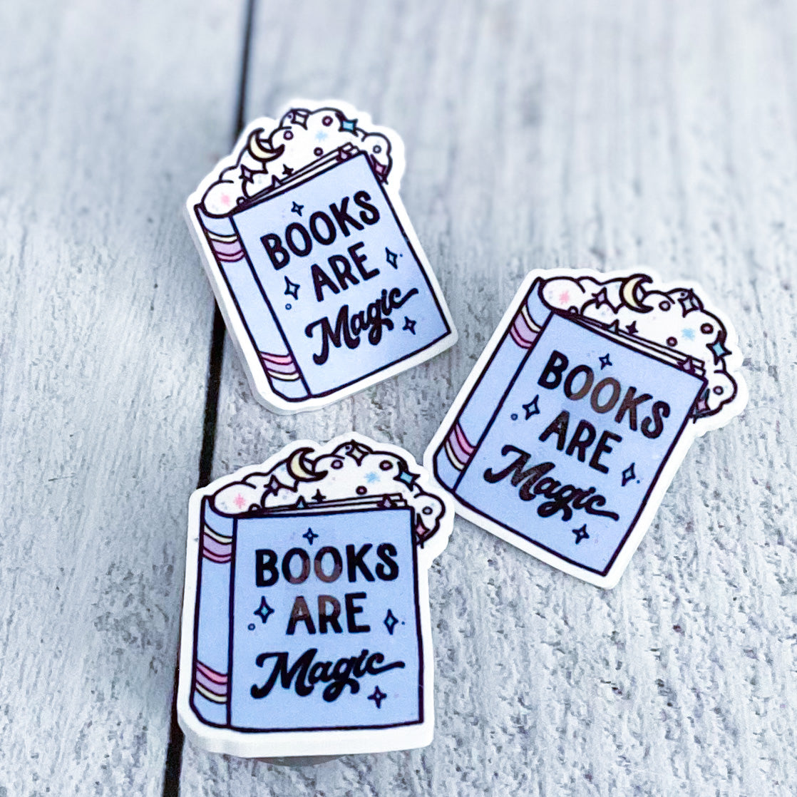 Books Are Magic Acrylic Pin