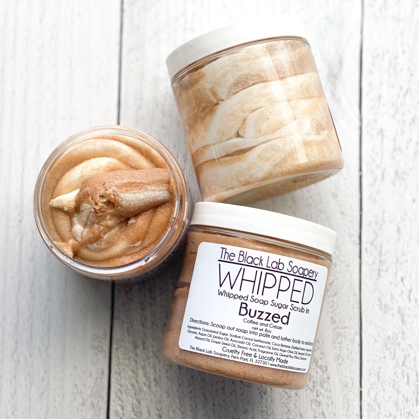 Buzzed Whipped Soap Sugar Scrub