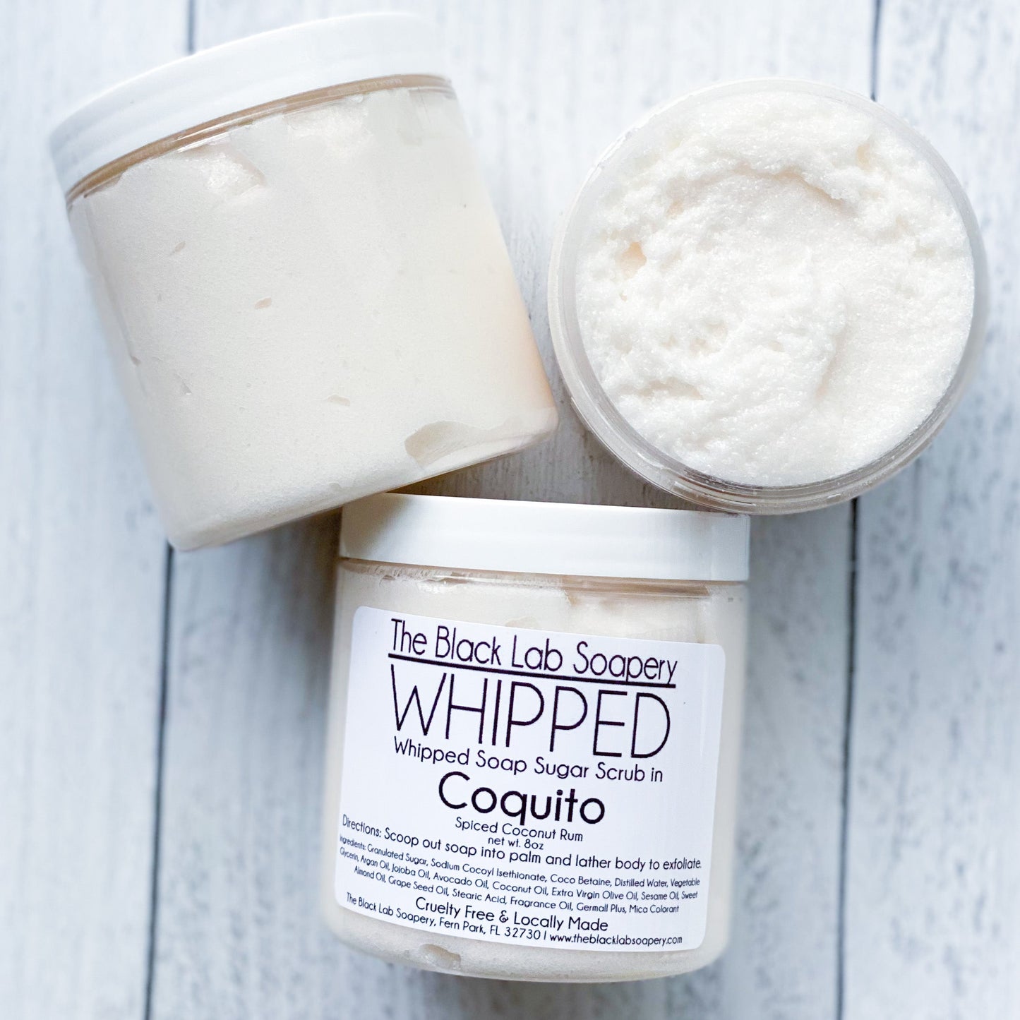 Coquito Whipped Soap Sugar Scrub