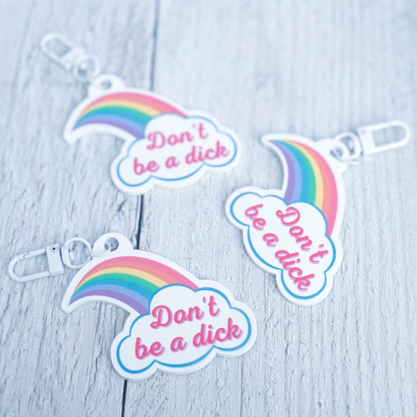Don’t Be A Dick Acrylic Keychain