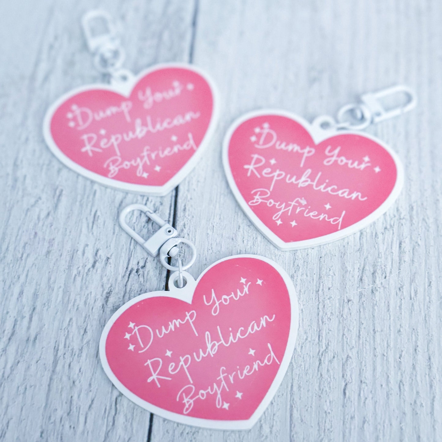 Dump Your Boyfriend Acrylic Keychain