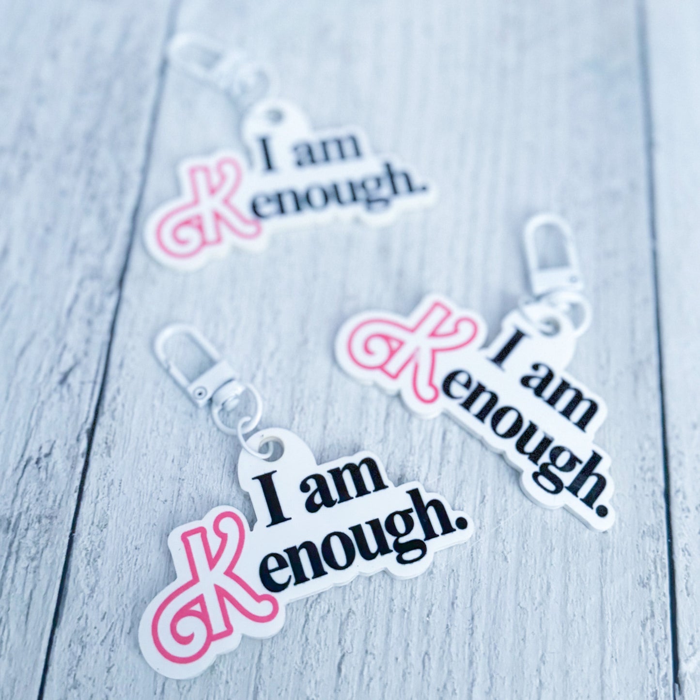 I Am Kenough Acrylic Keychain