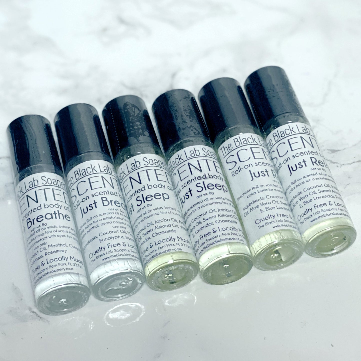 SCENTED - Just Cause Roll Ons - The Black Lab Soapery