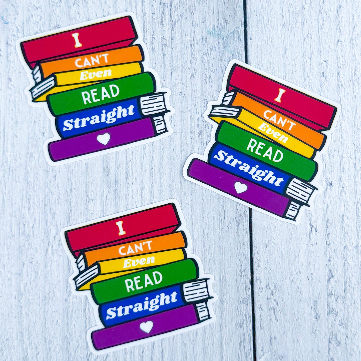 Read Straight Sticker