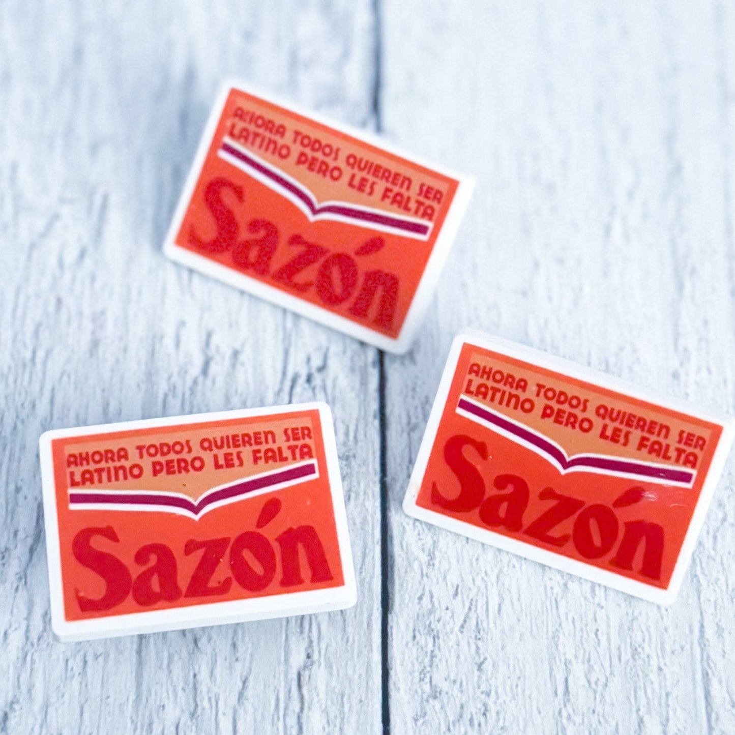 Sazon Acrylic Pin
