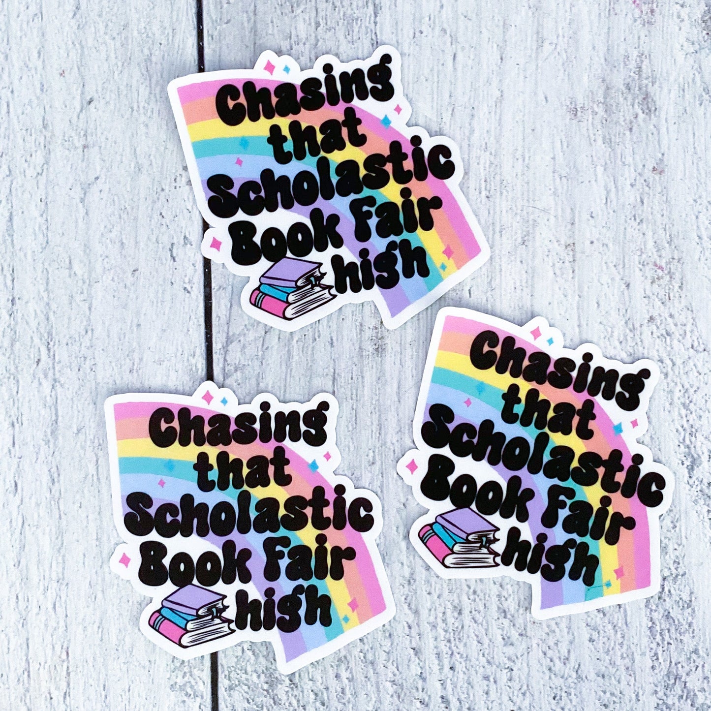 Scholastic Book Fair High Sticker