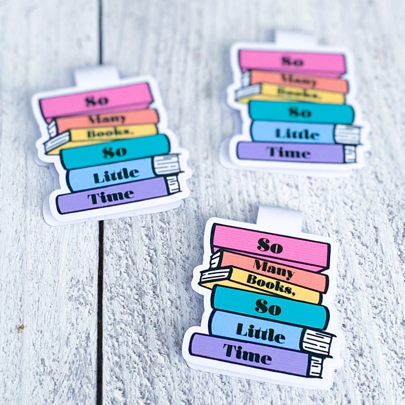 So Many Books Bookmark