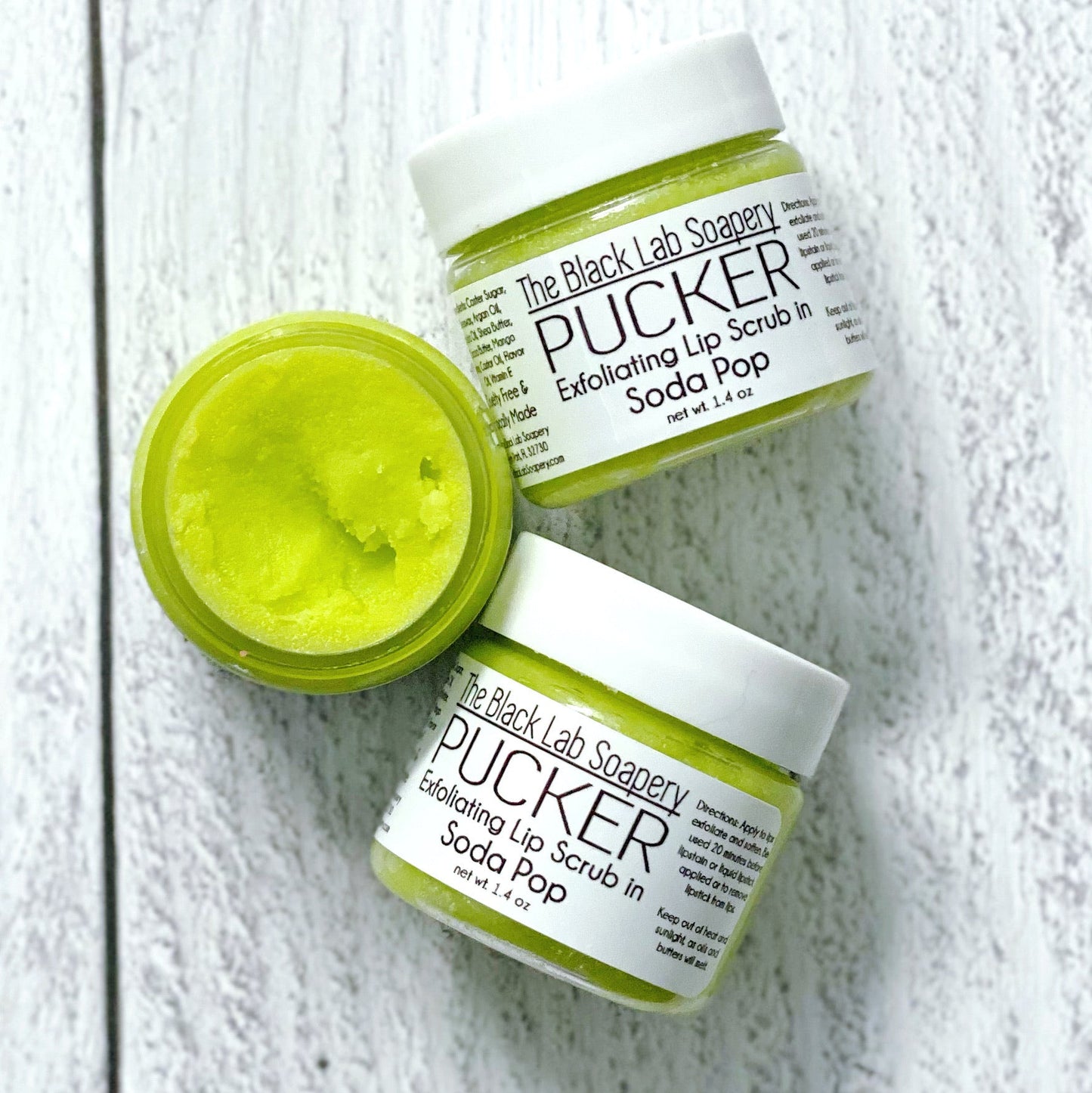 PUCKER - Lip Scrub - Soda Pop - The Black Lab Soapery