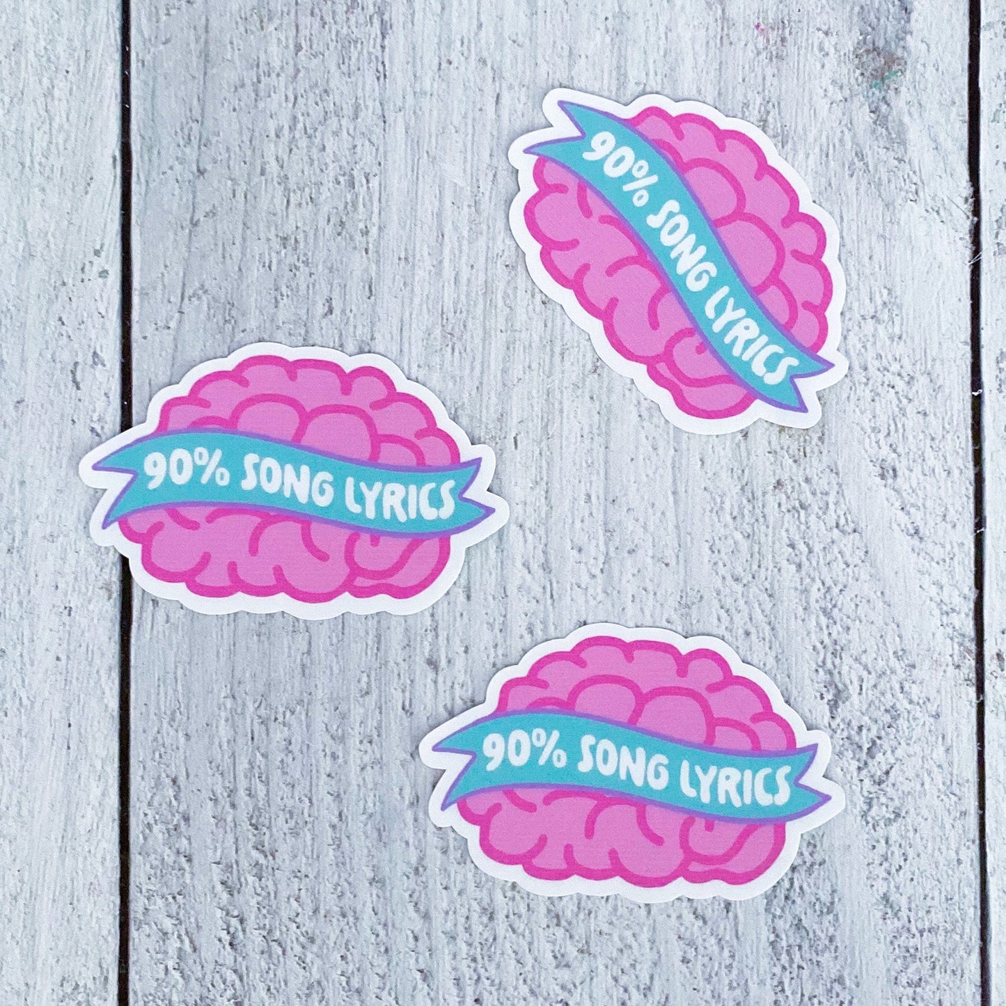 Song Lyrics Sticker