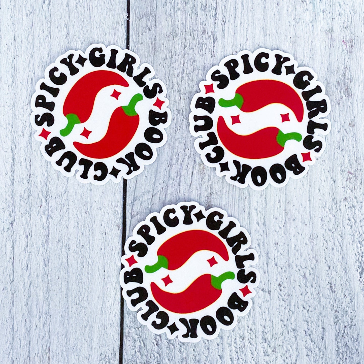 Spicy Girls Book Club Sticker