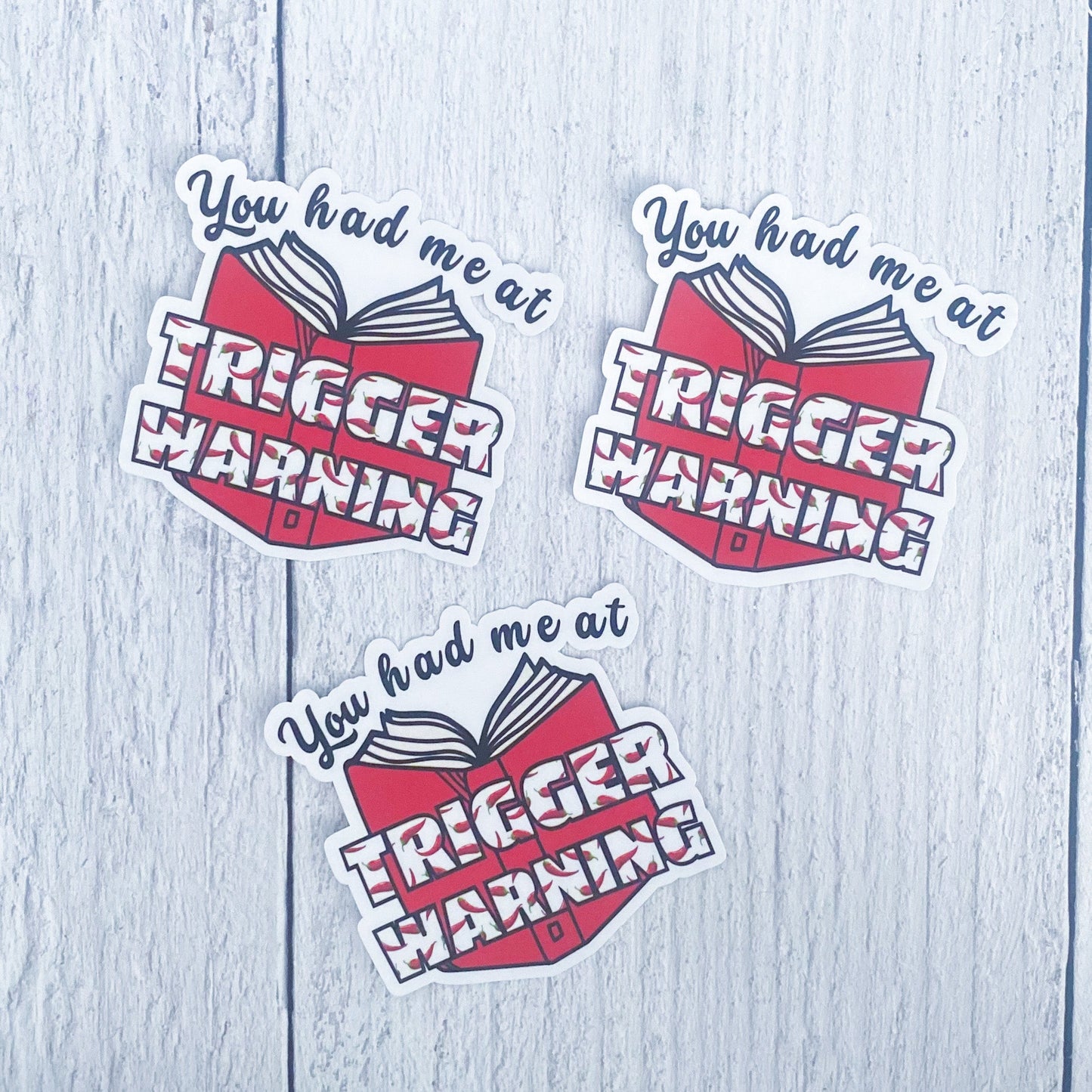 Trigger Warning Sticker