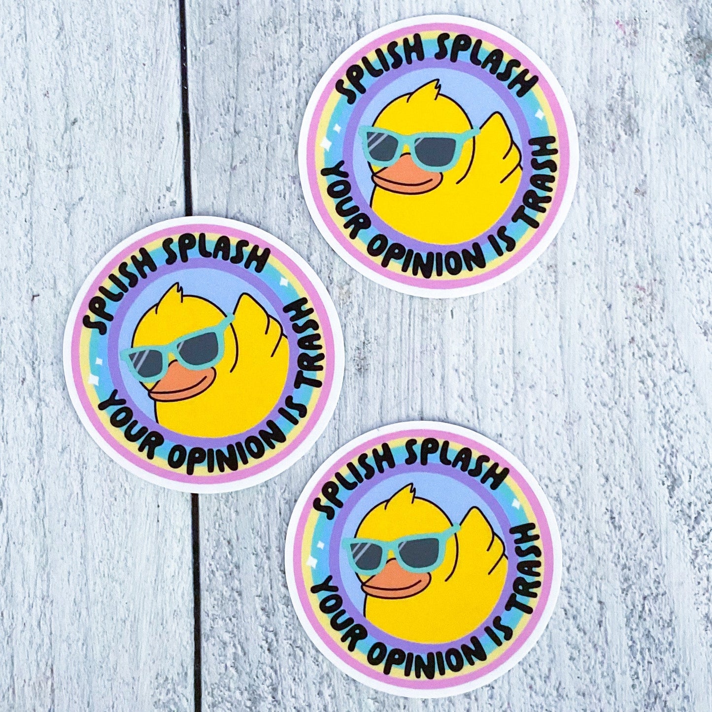 Your Opinion Is Trash Sticker