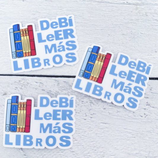 Debi Leer Mas Libros Sticker