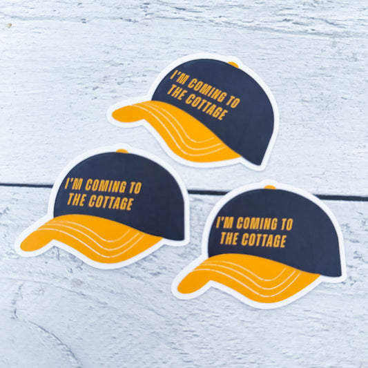 I’m Coming To The Cottage Sticker