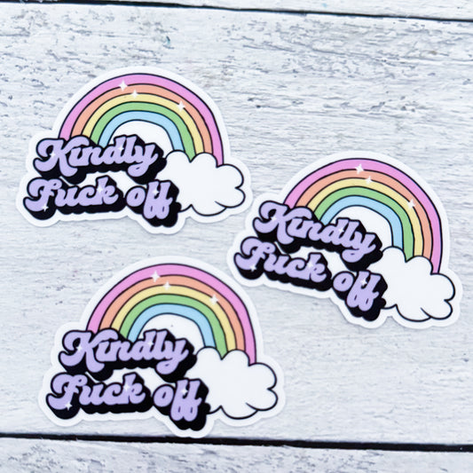 Kindly Eff Off Sticker