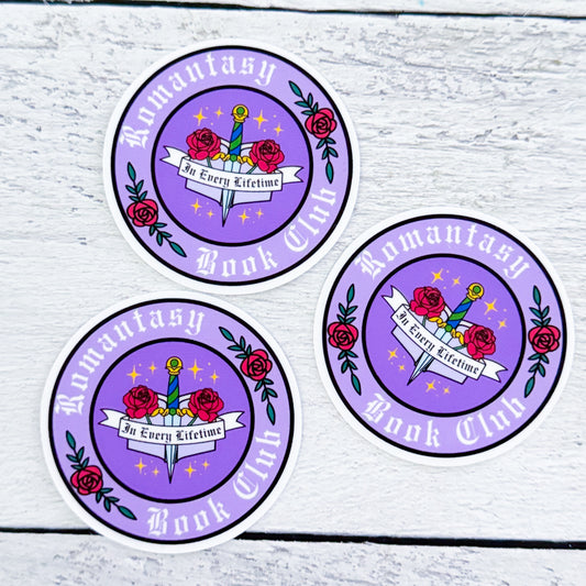 Romantasy Book Club Sticker
