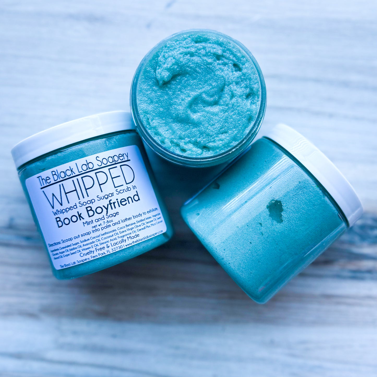 Book Boyfriend Whipped Soap Sugar Scrub