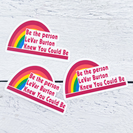Levar Burton Sticker