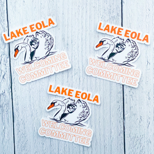 Lake Eola Welcoming Committee Sticker