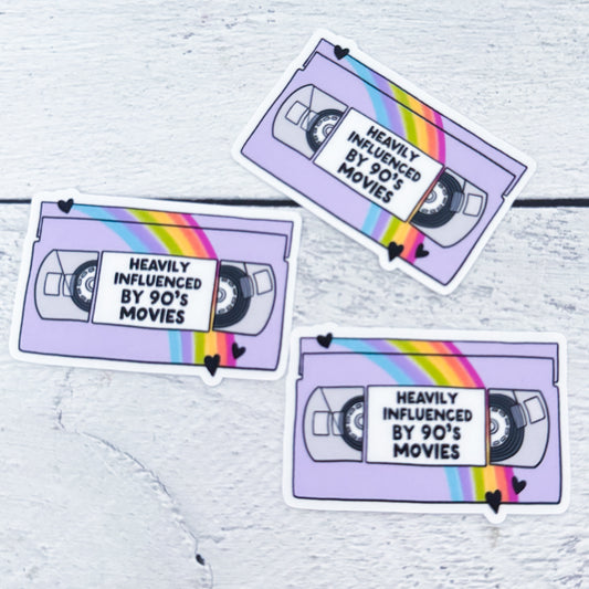 Influenced By 90’s Movies Sticker