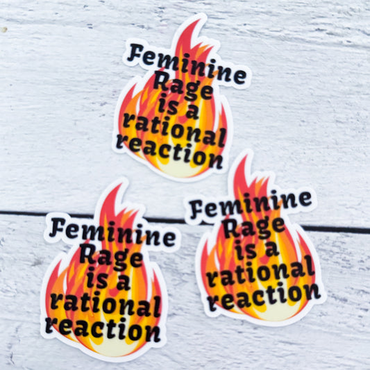 Feminine Rage Sticker