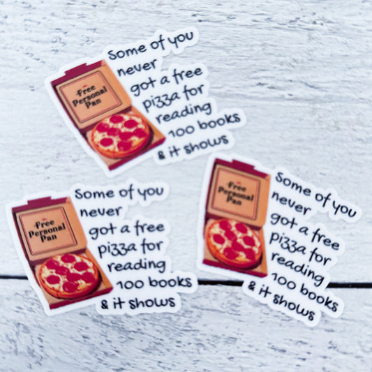 Free Pizza Sticker