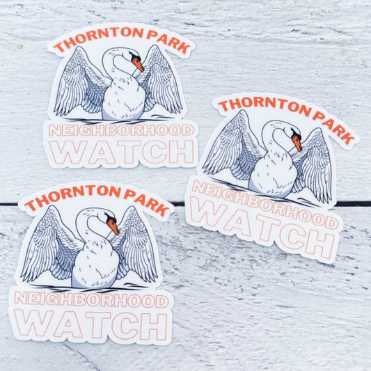 Thornton Park Neighborhood Watch Sticker