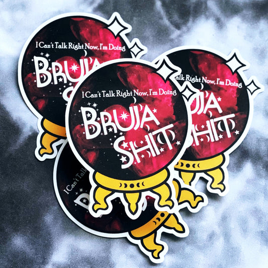 STICKER - Bruja - The Black Lab Soapery