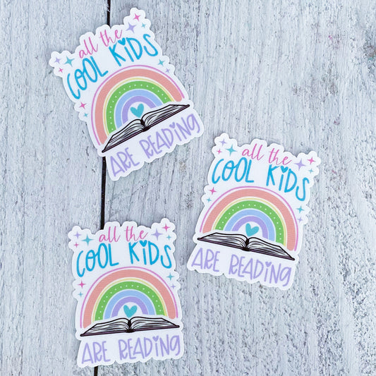 Cool Kids Read Sticker