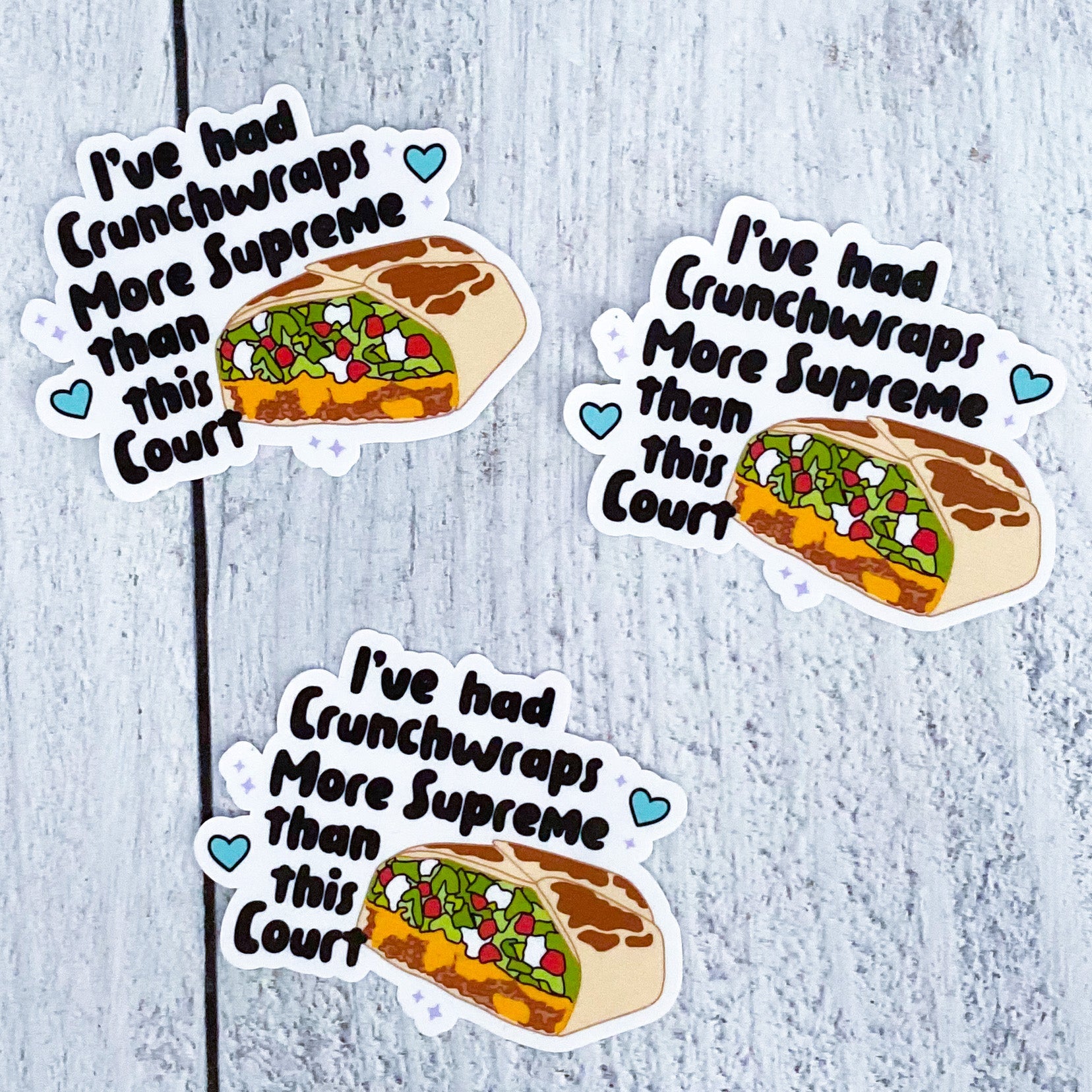Crunchwrap Sticker Crunchwrap Supreme Sticker – The Black Lab Soapery