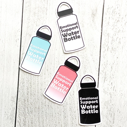 Emotional Support Water Bottle Sticker