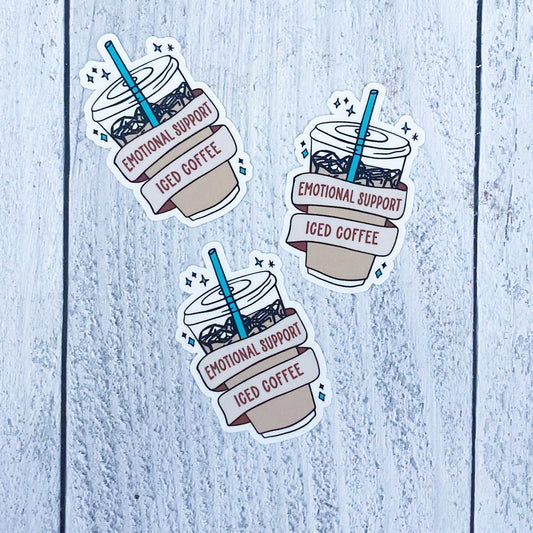 Iced Coffee Sticker