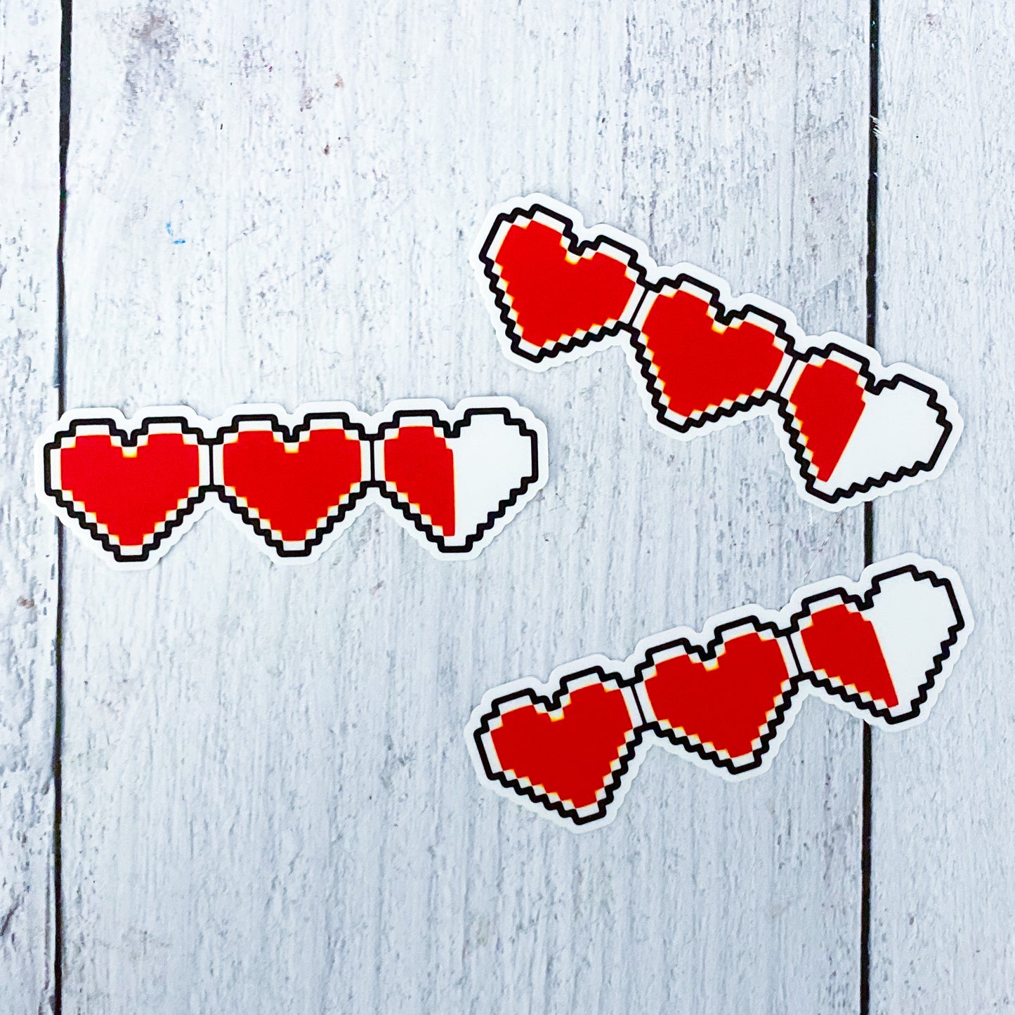 Heart Containers Sticker