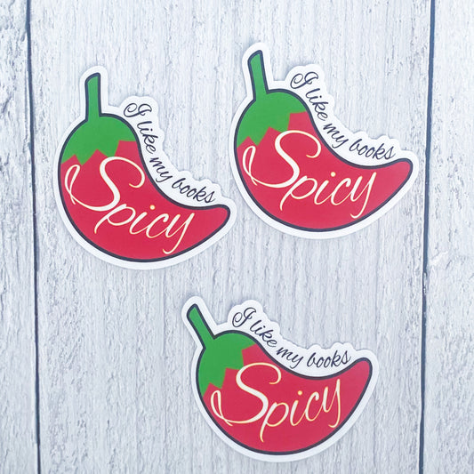 Spicy Books Sticker