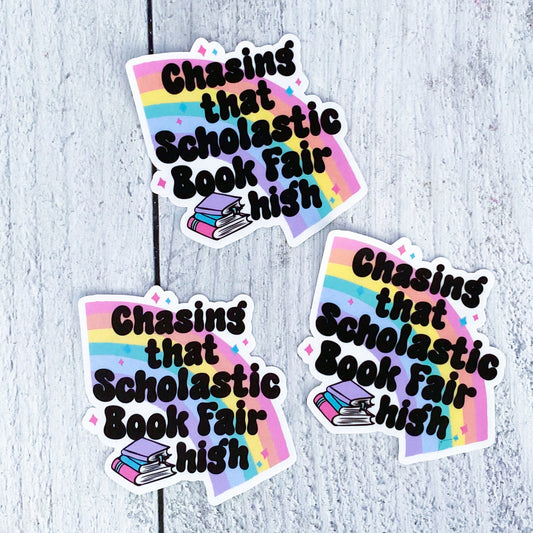 Scholastic Book Fair High Sticker