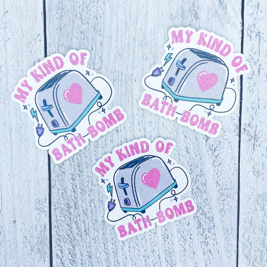 Toaster Bath Sticker