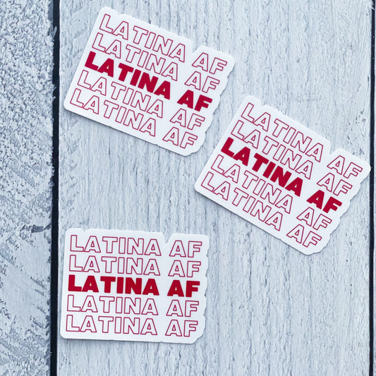 Latina AF Sticker