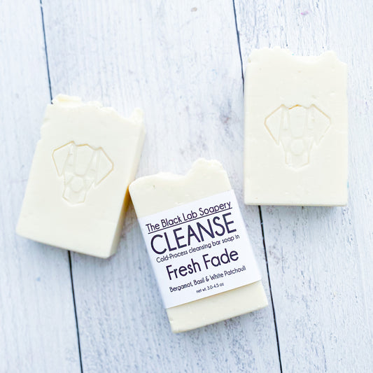 CLEANSE - Cold Process Cleansing Bar Soap - Fresh Fade