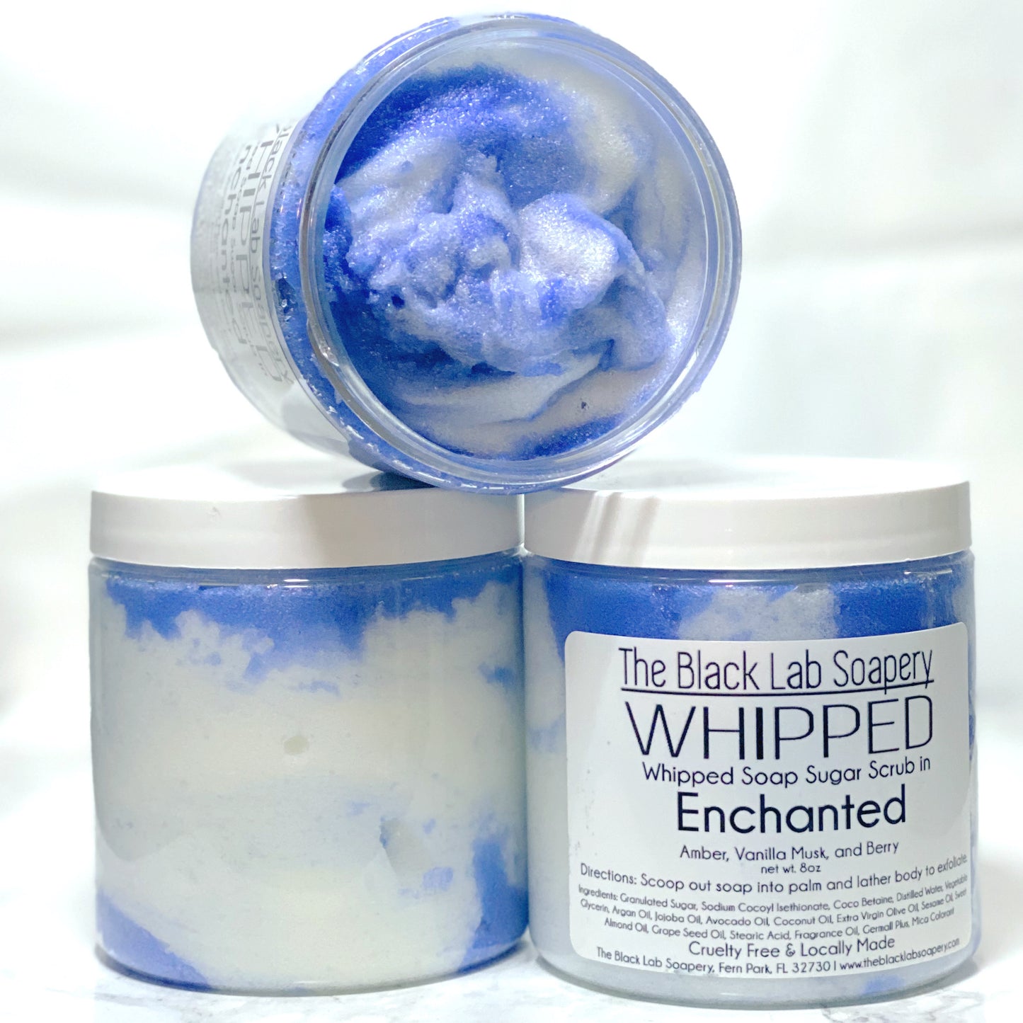 WHIPPED - Sugar Scrub Soap - Enchanted - The Black Lab Soapery