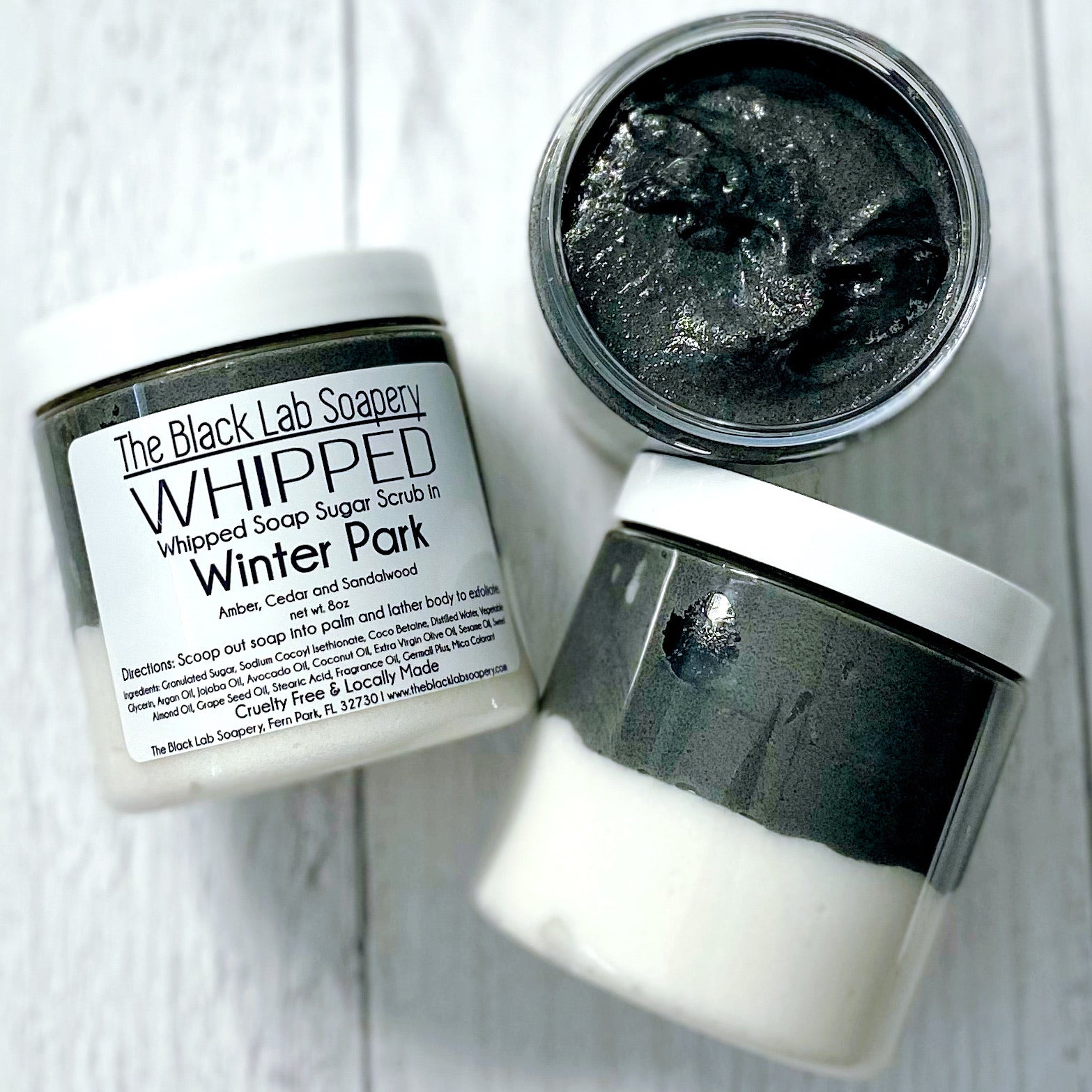 WHIPPED - Sugar Scrub Soap - Winter Park - The Black Lab Soapery