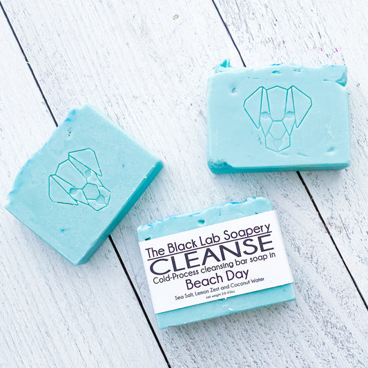 CLEANSE - Cold Process Cleansing Bar Soap - Beach Day