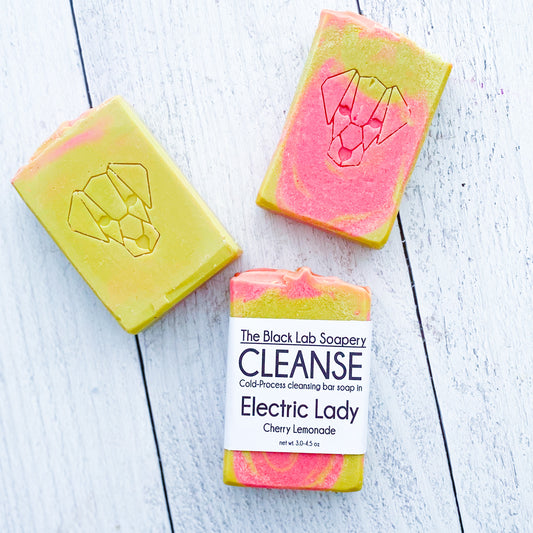 CLEANSE - Cold Process Cleansing Bar Soap - Electric Lady