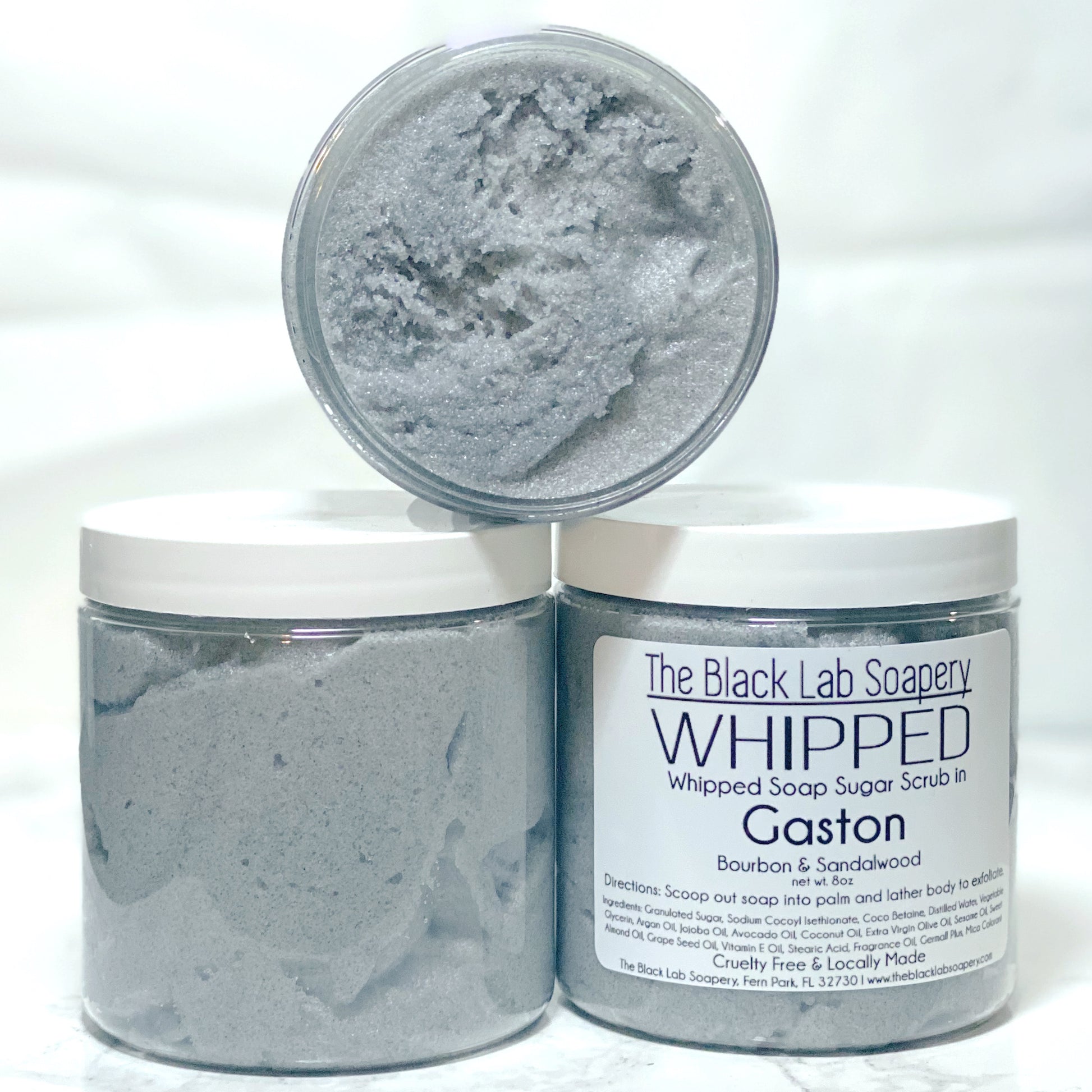 WHIPPED - Sugar Scrub Soap - Gaston - The Black Lab Soapery