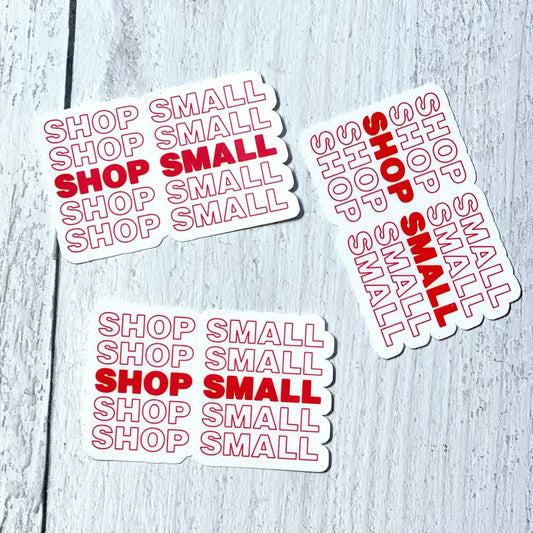 STICKER - Shop Small - The Black Lab Soapery